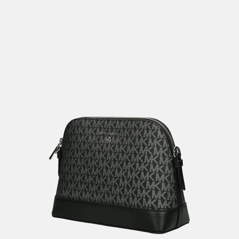 Michael Kors Jet Set Charm crossbody tas black silver 016789 Zilver